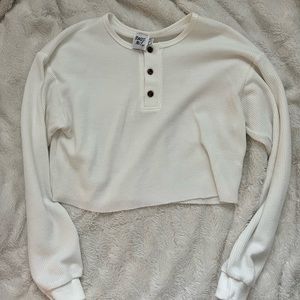 Princess polly white long sleeve top